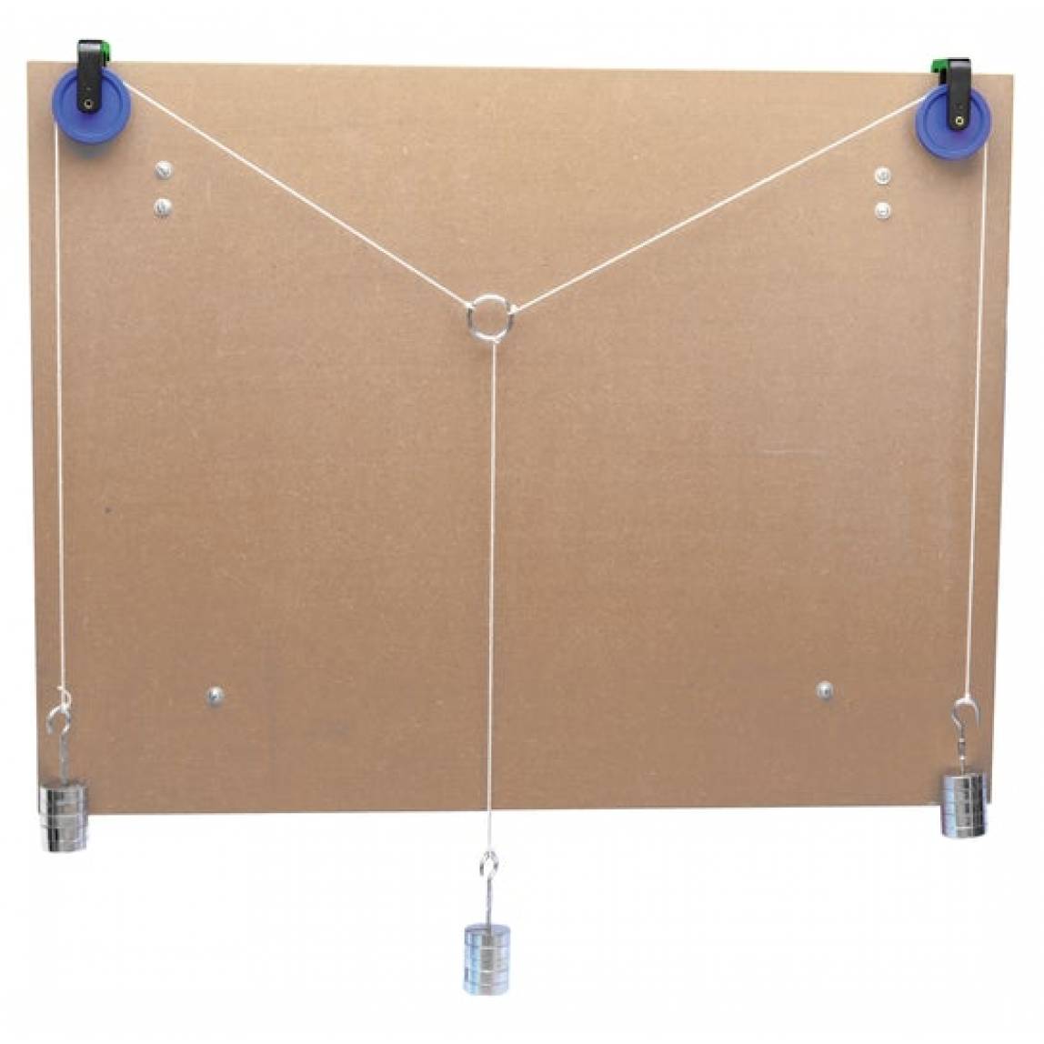 Parallelogram of forces apparatus